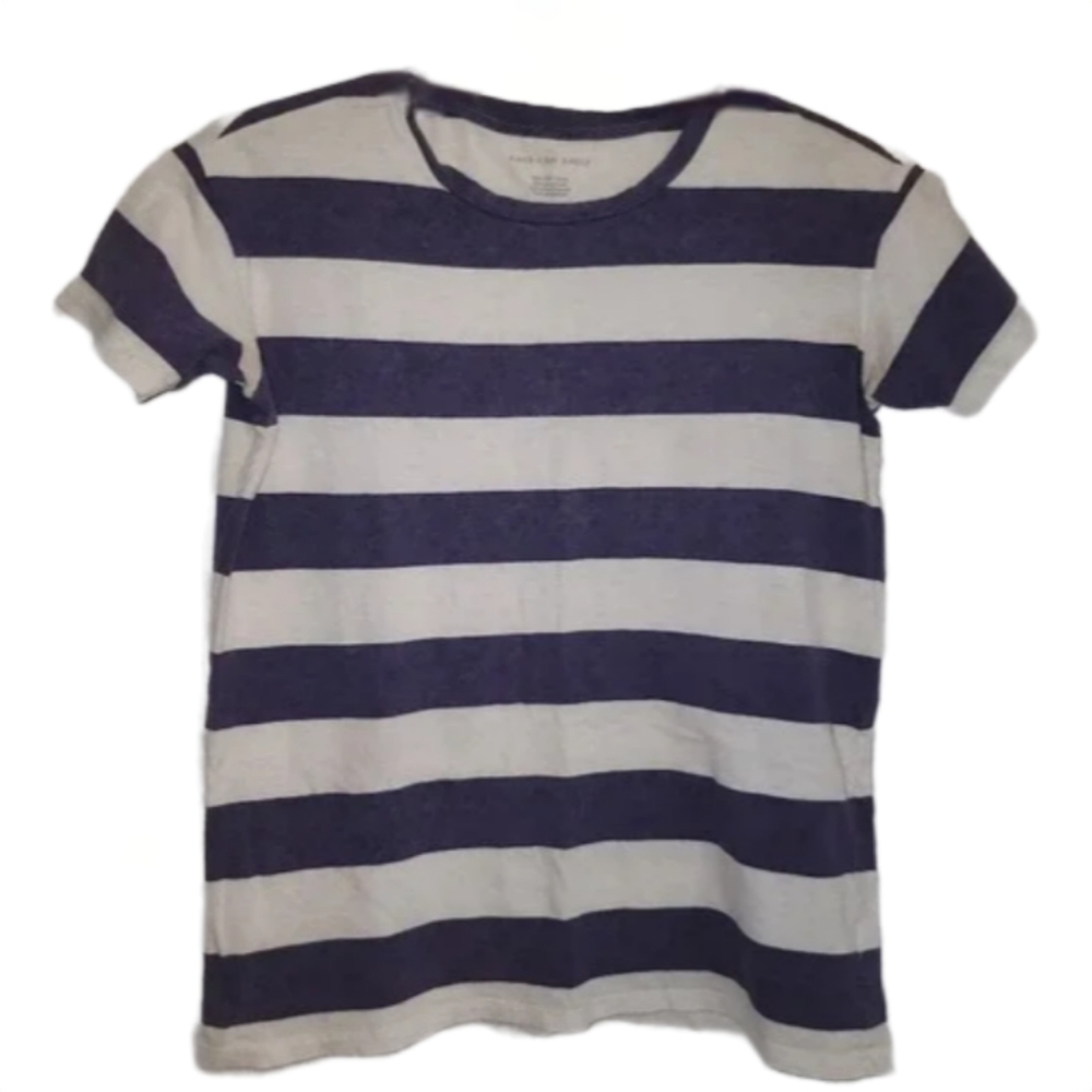 🌻🌻Striped Short Sleeve T-Shirt by American Eagle, Blue & White - XXS